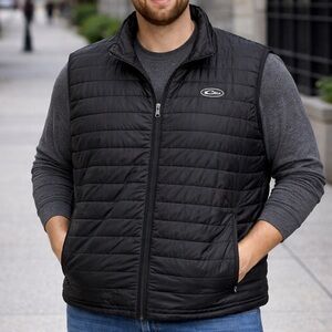 Drake Black Quilted Men's Vest NWOT Size XL